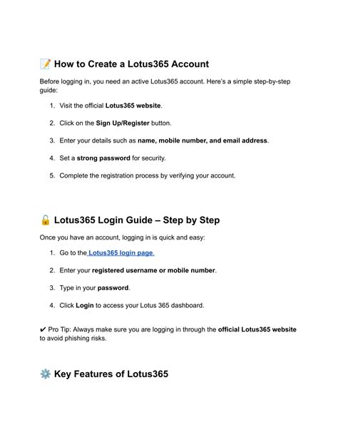 lotus365 account